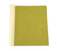 sourcing map Artificial Model Grass Mat 16 Inch x 39 Inch Artificial Grass Turf Realistic Fake Grass Decor for Model Trains Scenery Craft Lawn Garden Decoration, Yellow Green