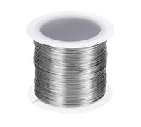 sourcing map Artistic Wire 328ft Length 26 Gauge Stainless Steel Craft Jewelry Wrapping Wire Tarnish Resistant Beading for Jewelry Making Supplies Crafting