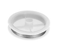 sourcing map Artistic Wire 66ft Length 25 Gauge Stainless Steel Craft Jewelry Wrapping Wire Tarnish Resistant Beading for Jewelry Making Supplies Crafting, Silver