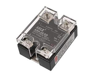 sourcing map ASH-25DD 4-32VDC to 5-250VDC 25A Single Phase Solid State Relay DC-DC Relay
