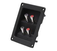 sourcing map Audio Speaker Spring Binding Post 4 Terminal Connector Board