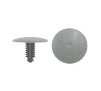 sourcing map Auto Car Door Fender Bumper Nylon Rivets Fastener Retainer Push Clip Gray 50Pcs