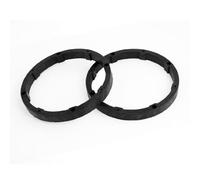sourcing map Auto Car Truck Black 16.5cm Plastic Speaker Spacers 18mm Depth 2 Pcs