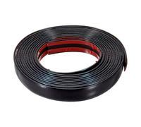 sourcing map Auto Molding Trim 3meter x 1.8cm Universal Car Bumper Strip Car Door Protector Strips Scratch-Proof for Vehicle Trucks SUV Door Window Bumper, Glossy Black