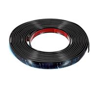 sourcing map Auto Molding Trim 3meter x 1cm Universal Car Bumper Strip Car Door Protector Strips Scratch-Proof for Vehicle Trucks SUV Door Window Bumper, Glossy Black