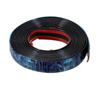 sourcing map Auto Molding Trim 3meter x 2.2cm Universal Car Bumper Strip Car Door Protector Strips Scratch-Proof for Vehicle Trucks SUV Door Window Bumper, Glossy Black