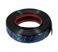 sourcing map Auto Molding Trim 3meter x 2.5cm Universal Car Bumper Strip Car Door Protector Strips Scratch-Proof for Vehicle Trucks SUV Door Window Bumper, Glossy Black