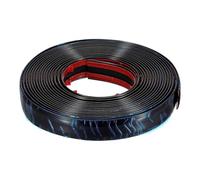 sourcing map Auto Molding Trim 5meter x 2.2cm Universal Car Bumper Strip Car Door Protector Strips Scratch-Proof for Vehicle Trucks SUV Door Window Bumper, Glossy Black