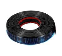 sourcing map Auto Molding Trim 5meter x 3cm Universal Car Bumper Strip Car Door Protector Strips Scratch-Proof for Vehicle Trucks SUV Door Window Bumper, Glossy Black