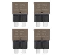 sourcing map Automotive Resettable Fuse, 14V DC 7.5A E37 Low Profile ATC/ATO Automotive Blade Circuit Breaker Reset Fuses for Car, Truck, RV, SUV, Marine, Boat, Motorcycle, Pack of 4