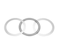 sourcing map AXK150190 Thrust Needle Roller Bearings with 2 Washers, Chrome Steel Needle Roller Bearings, ID 150mm, OD 190mm, Thickness 7mm