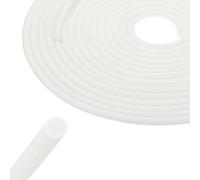 sourcing map Backer Rod 8mm x 10m Silicone Rubber Foam Caulk Saver, Weather Strip Seal for Sealing Concrete Gaps, Expansion Joints, Crack Filling, Doors, Windows, White