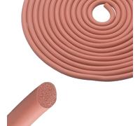 sourcing map Backer Rod, 8mm x 5m Thick Silicone Rubber Foam Caulk Saver, Weather Strip Seal for Sealing Concrete Gaps, Expansion Joints, Crack Filling, Doors, Windows, Red