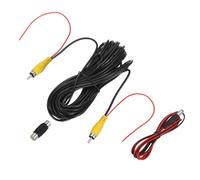 sourcing map Backup Camera RCA Video Cable, 10m/32.8ft RCA Car Rear Reverse Camera Video Extension Cable & Detection Wire for Truck Bus SUV, Male to Male, with Female to Female Coupler, DC Wire