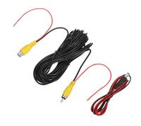 sourcing map Backup Camera RCA Video Cable, 10m/32.8ft RCA Car Rear Reverse Camera Video Extension Cable & Detection Wire for Truck Bus SUV, Male to Female, with DC Wire