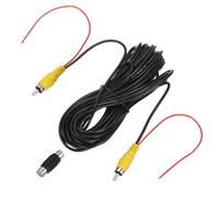 sourcing map Backup Camera RCA Video Cable, 12m/39.4ft RCA Car Rear Reverse Camera Video Extension Cable & Detection Wire for Truck Bus SUV, Male to Male, with Female to Female Coupler