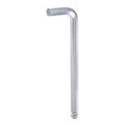 sourcing map Ball End Hex Key Wrench 19mm L-Shape Extra Long Arm Hexagon Metric Wrenches Chrome Vanadium Steel Repairing Tool for Home Repair, Silver Tone