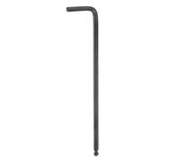 sourcing map Ball End Hex Key Wrench 4mm L-Shape Extra Long Arm Hexagon Metric Wrenches Chrome Vanadium Steel Repairing Tool for Home Repair Black