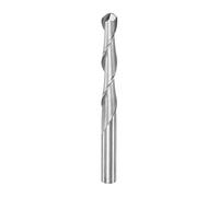sourcing map Ball Nose End Mill 4mm Diameter 25mm Cutting Length 4mm Shank High Speed Steel 2 Flutes Spiral Upcut CNC Router Bits