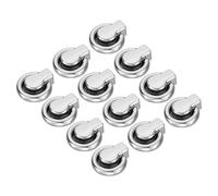 sourcing map Ball Stud Rivet, 12Pcs Rivet Stud Screw Ball Post Head Buttons with D Ring for Purse Chain Connector DIY Art Leather Craft, 7.7mm Silver