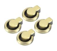 sourcing map Ball Stud Rivet, 4Pcs Rivet Stud Screw Ball Post Head Buttons with D Ring for Purse Chain Connector DIY Art Leather Craft, 7.7mm Bronze