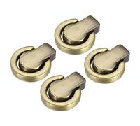 sourcing map Ball Stud Rivet, 4Pcs Rivet Stud Screw Ball Post Head Buttons with D Ring for Purse Chain Connector DIY Art Leather Craft, Bronze
