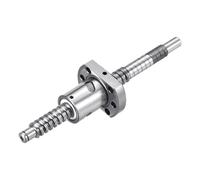 sourcing map BallScrew SFU1204 (Dia 12mm, Lead 4mm, Length 150mm) with Ball Screw Nut Anti Backlash Ball Screw Kit Standard End Machining for BK/BF12 CNC Machine Parts