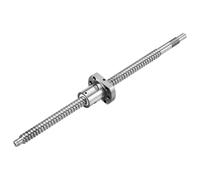 sourcing map BallScrew SFU1204 (Dia 12mm, Lead 4mm, Length 300mm) with Ball Screw Nut Anti Backlash Ball Screw Kit Standard End Machining for BK/BF12 CNC Machine Parts