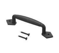 sourcing map Barn Door Handle, 8 Inch Gate Handles Door Hardware for Gate Garage Sheds Furniture, Black