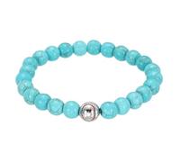 sourcing map Baseball Bracelet Gifts for Men, Beaded Stretch Bracelet for Men Ideas for Birthday/Valentine/Christmas with Card & Pouch, Blue