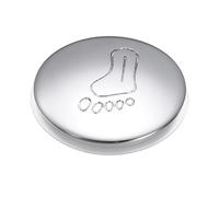 sourcing map Basin Waste Sink Plug, 42mm Dia Push Button Click Sink Drains Brass Drain Plug Stopper Replacement for Bathroom Kitchen Basin