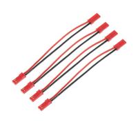 sourcing map Battery Balance Plug Connector Cable Male to Male Extension Cable Leads Extension Cable for RC Car Airplanes Remote Control 4Pcs