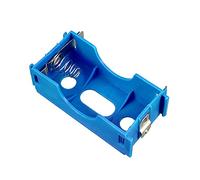 sourcing map Battery Case Storage Box D Size Battery Series or Parallel Blue for Laboratory Electronic Experimenting 2 Pcs