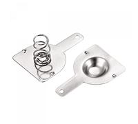 sourcing map Battery Spring Plate 18650 Battery Contact Nickel Plate 18.5mmx16mm 10 Set