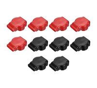 sourcing map Battery Terminal Cover, 2 Pcs Battery Terminal Protector Truck Battery Terminal Cover Positive Negative Poles Stud Covers FL43-52-60mm for Car Accessories Truck Marine Boat