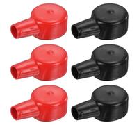 sourcing map Battery Terminal Cover, 6 Pcs Battery Terminal Protector Truck Battery Terminal Cover Positive Negative Poles Stud Covers L15-43-70mm for Car Accessories Truck Marine Boat