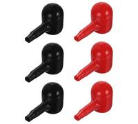 sourcing map Battery Terminal Cover, 6 Pcs Battery Terminal Protector Truck Battery Terminal Cover Positive Negative Poles Stud Covers L3-12-33mm for Car Accessories Truck Marine Boat