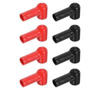 sourcing map Battery Terminal Cover, 8 Pcs Battery Terminal Protector Truck Battery Terminal Cover Positive Negative Poles Stud Covers L10-14-45mm for Car Accessories Truck Marine Boat