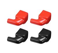 sourcing map Battery Terminal Insulating Rubber Protector Covers for 8mm Terminal 15mm Cable Red Black 2 Pairs