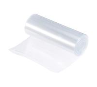 sourcing map Battery Wrap PVC Heat Shrink Tubing 100mm Flat Width 2m Transparent Good Insulation for Battery Pack