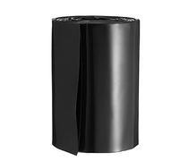 sourcing map Battery Wrap PVC Heat Shrink Tubing 103mm Flat Width for 18650 5 Meter Length Black