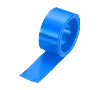 sourcing map Battery Wrap PVC Heat Shrink Tubing 15mm Dia 23mm Flat 8 Feet Blue Good Insulation for Battery Pack-2.5m