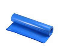 sourcing map Battery Wrap PVC Heat Shrink Tubing 178mm Dia 280mm Flat 2m Blue Good Insulation for Battery Pack