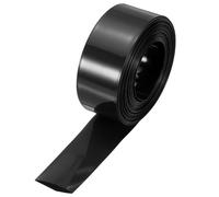 sourcing map Battery Wrap PVC Heat Shrink Tubing 19mm Dia 30mm Flat 34 Feet Black Good Insulation for Battery Pack-10.5m