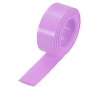 sourcing map Battery Wrap PVC Heat Shrink Tubing 19mm Dia 30mm Flat 34 Feet Pink Good Insulation for Battery Pack-10.5m