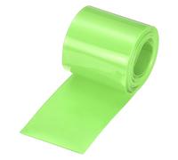 sourcing map Battery Wrap PVC Heat Shrink Tubing 26mm Dia 43mm Flat 10 Feet(3meters) Light Green Good Insulation for Battery Pack