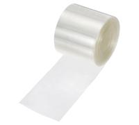 sourcing map Battery Wrap PVC Heat Shrink Tubing 26mm Dia 43mm Flat 20 Feet(6meters) Clear Good Insulation for Battery Pack