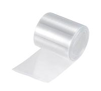 sourcing map Battery Wrap PVC Heat Shrink Tubing 32mm Dia 50mm Flat 10 Feet(3meters) Clear Good Insulation for Battery Pack