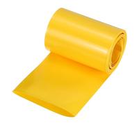 sourcing map Battery Wrap PVC Heat Shrink Tubing 42mm Dia 66mm Flat 10 Feet(3meters) Yellow Good Insulation for Battery Pack