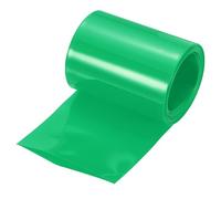 sourcing map Battery Wrap PVC Heat Shrink Tubing 44mm Dia 70mm Flat 8 Feet Green Good Insulation for Battery Pack-2.5m